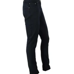 Jeans femme coupe confort coton polyester bleu foncé 38 à 54