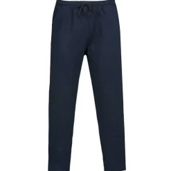 Jogging pantalon molleton marine coton/polyester 3 poches