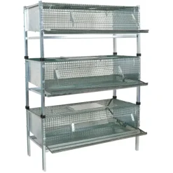 Kit 3 cages cailles pondeuses
