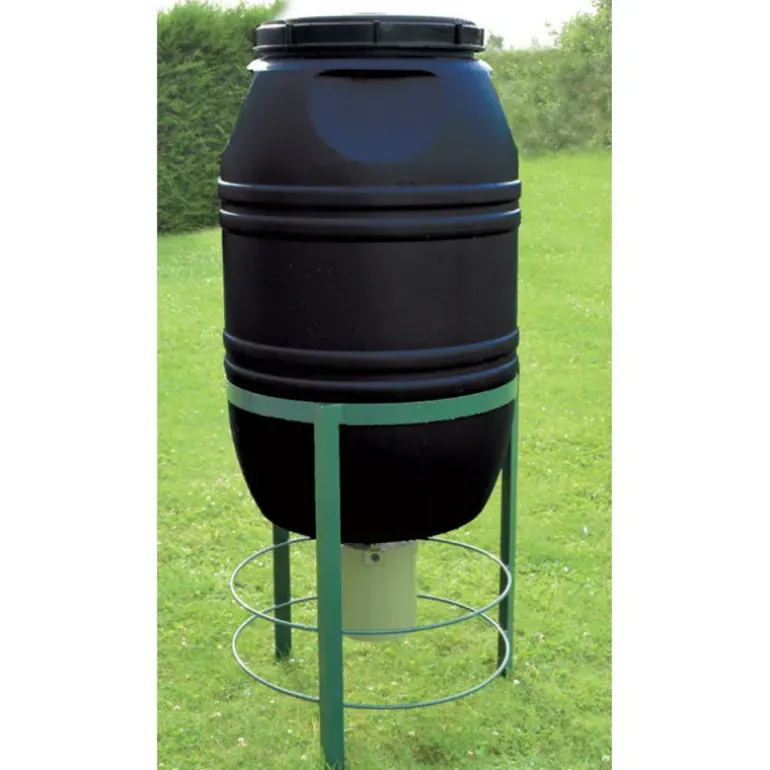 Kit Agrainoir Automatique 12V avec Bidon 220L Batterie et support
