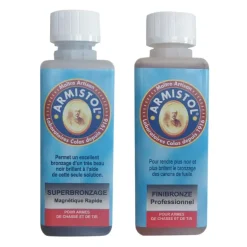 Kit bronzage pour canons fusils superbronzage + finibronze 120ml