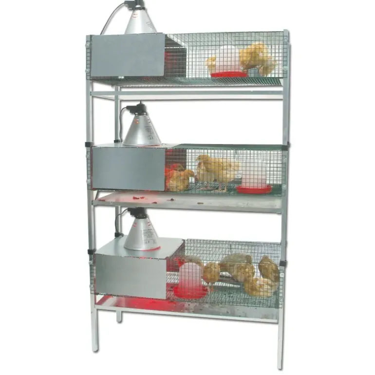 Kit complet 3 cages éleveuses poussins ou cailles