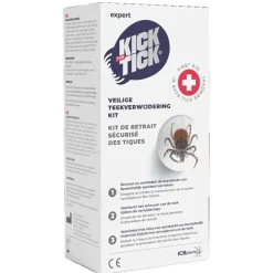 Kit de retrait pour tiques spray 40 utilisations pince tire-tique