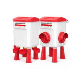 Kit mangeoire 12 kg + abreuvoir 11 L pour poule