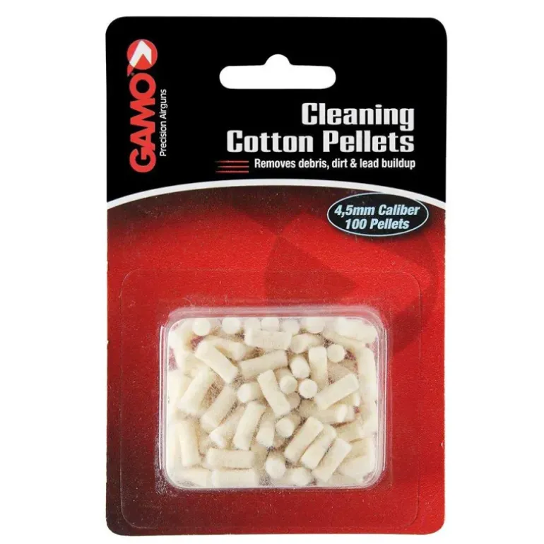 Kit nettoyage complet plombs coton cal. 4,5mm (lot de 100)