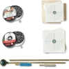 Kit tir de loisir cibles 14cm + 500 plombs 4.5mm plats et pointus
