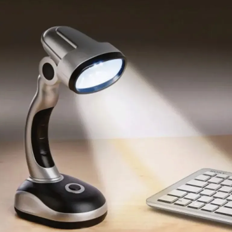 Lampe d'appoint LED puissante sans fil - 120 Lumens - Pivotable et ergonomique