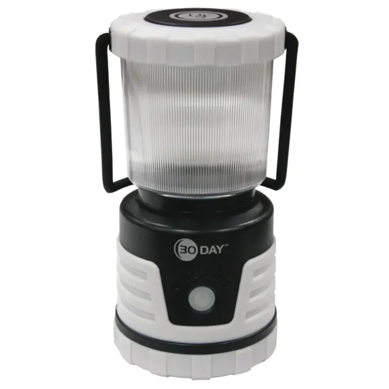Lampe de camping phosphorescente, 2h de brillance, noir et blanc