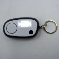 Lampe sécurité COB 3 modes d'éclairage ABS blanc 6,3x3,7x1,6cm