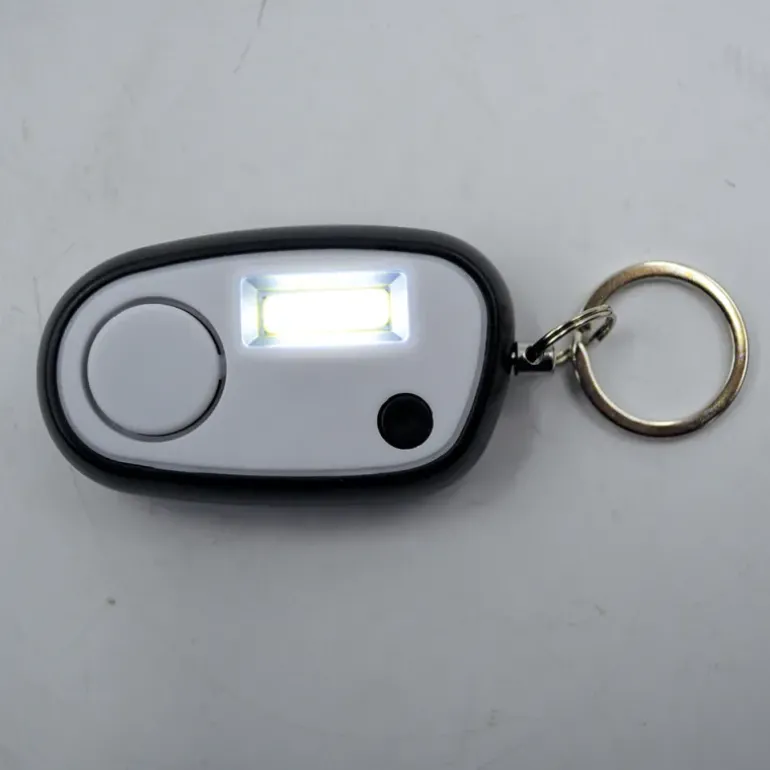 Lampe sécurité COB 3 modes d'éclairage ABS blanc 6,3x3,7x1,6cm