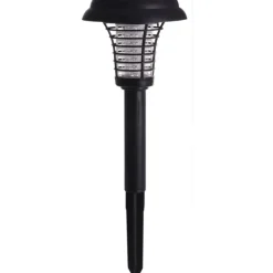 Lampe Solaire LED Anti-Moustiques - Blanc Anti-UV - Autonomie 6 à 8h