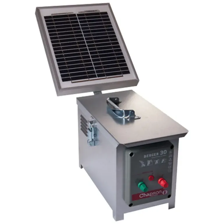 Électrificateur clôture solaire Chapron-Lemenager Berger 30 - 15.000v