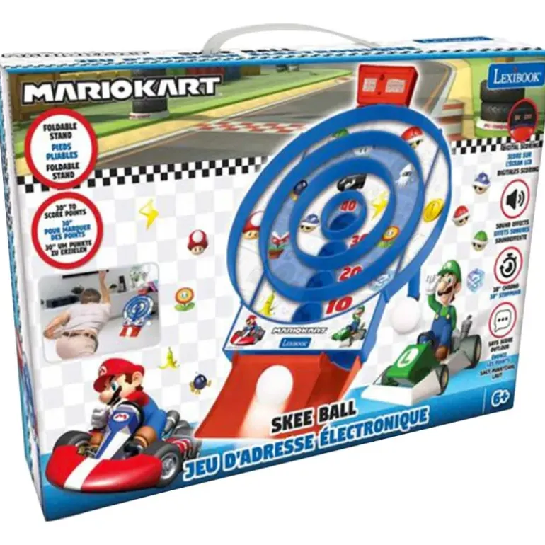 Lexibook JG995NI Super Mario jeu de tir électronique balle mousse
