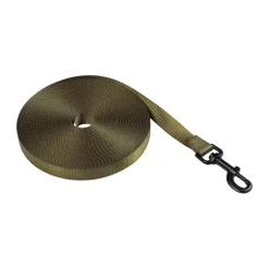 Longe kaki 10 m Ø8 mm Stepland – dressage et sécurité
