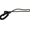 Longe réfléchissante nylon kaki 120x1,2cm pour chien
