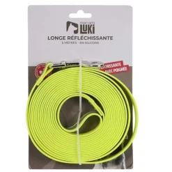 Longe réfléchissante silicone jaune fluo 5m x 2cm