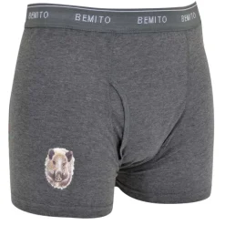 Lot 3 Boxers canard cerf sanglier élastique coton doublé M à 3XL