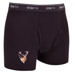 Lot 3 Boxers canard cerf sanglier élastique coton doublé M à 3XL