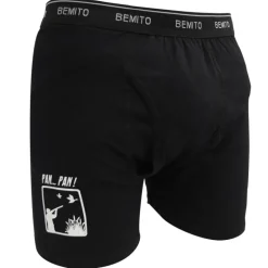Lot 3 boxers humour ceinture élastique coton doublé M à 3XL