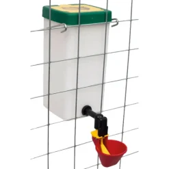 Lot de 5 abreuvoirs de cage à coupelle large 1L Olba