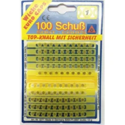 Lot de 100 amorces à 1 coup sous blister