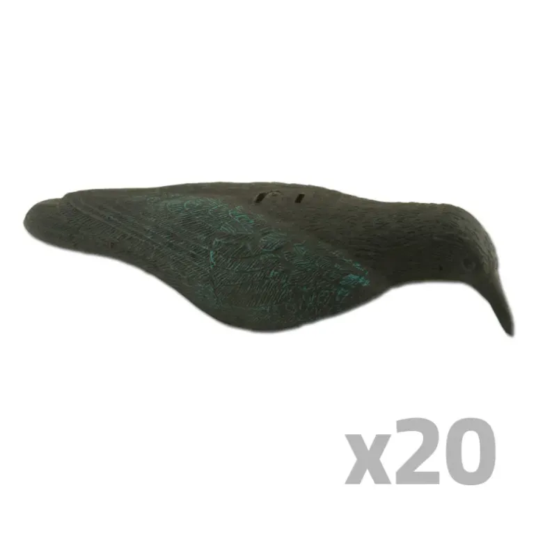 Lot de 20 Appelants Corbeau coquille