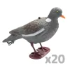 Lot de 20 Appelants Pigeons au posé