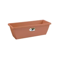 Lot de 8 Balconnières Elho® 70x16cm en terre cuite