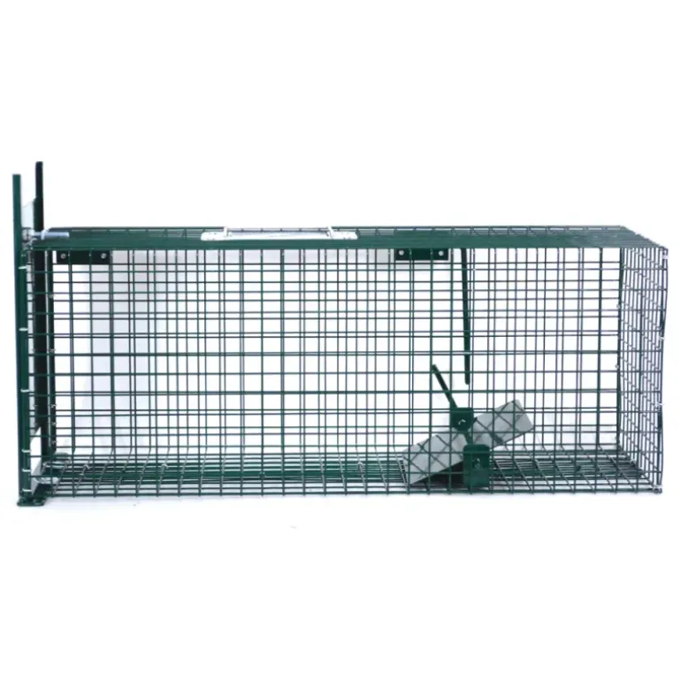 Lot de 10 Boîtes à fauves 1 entrée pour rats 22 x 24 x 61 cm