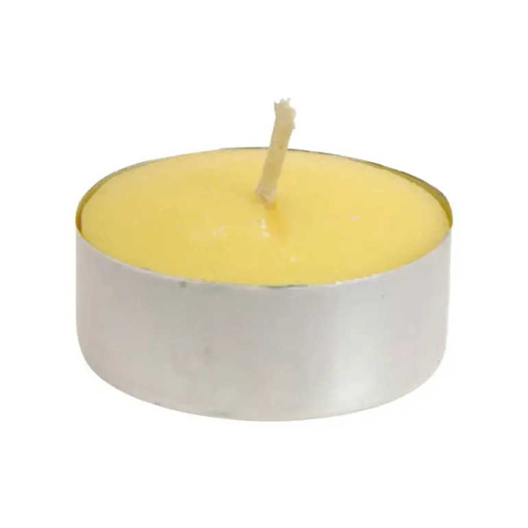 Lot de 40 bougies chauffe-plat à la citronnelle