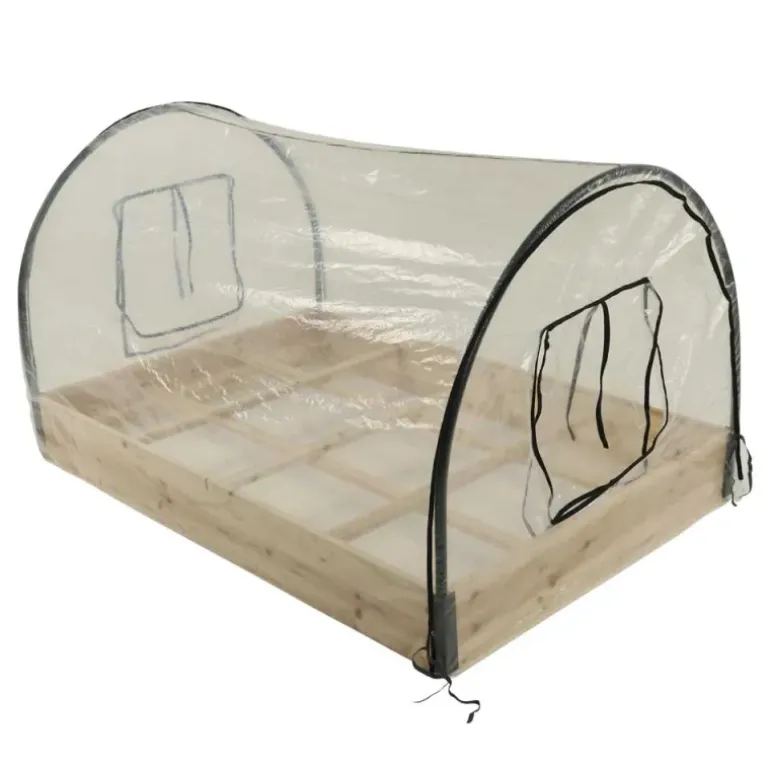 Lot de 3 carrés potager en bois de sapin