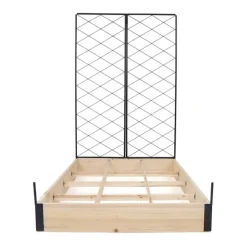 Lot de 3 carrés potager en bois de sapin