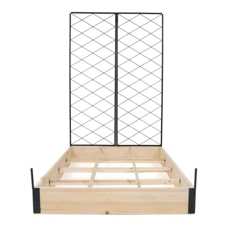 Lot de 3 carrés potager en bois de sapin