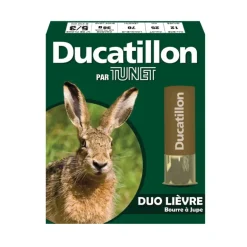 Lot de 200 Cartouches de chasse cal.12/70 Duo Lièvre
