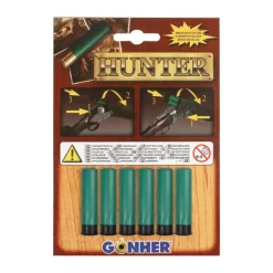 Lot de 6 cartouches pour fusil à amorces sécurisées