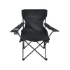 Lot de 4 Chaises Easy C2 pliable noire - Structure acier et polyester 600D