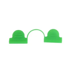 Lot de 10 clips de fixation 85x25mm pour tunnel de jardin - Vert