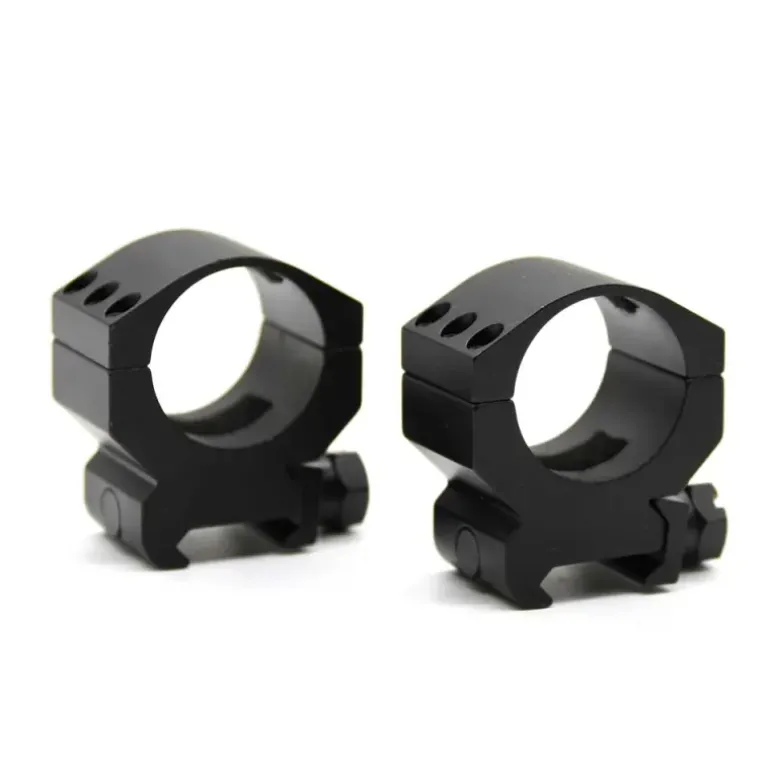 Lot de 2 colliers montage 30 mm 6 vis acier pour calibres puissants