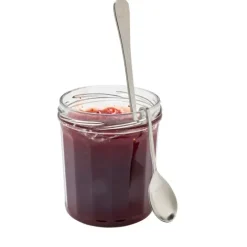 Lot de 2 cuillères à confiture en inox - Couverts dessert