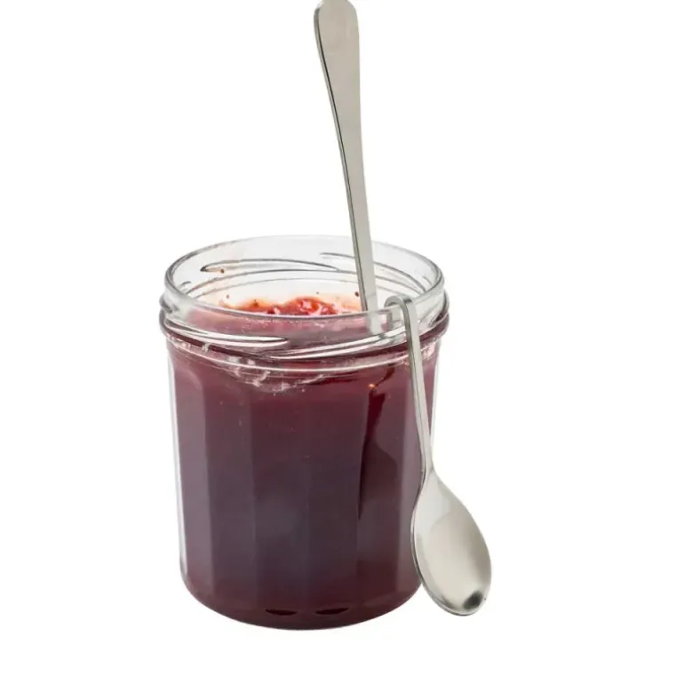 Lot de 2 cuillères à confiture en inox - Couverts dessert