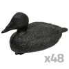Lot de 48 Eiders réalistes traitement anti reflet noir