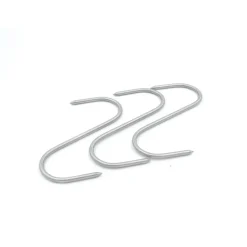 Lot de 3 Esses de boucher 12 cm Crochet à viandes