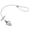 Lot de 5 lacets acier inoxydable pour piège Belisle
