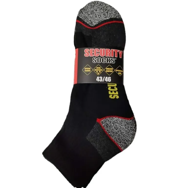Lot de 3 paires de chaussettes de sécurité courtes