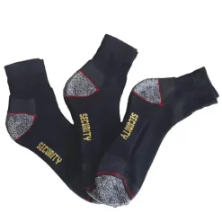 Lot de 3 paires de chaussettes de sécurité courtes