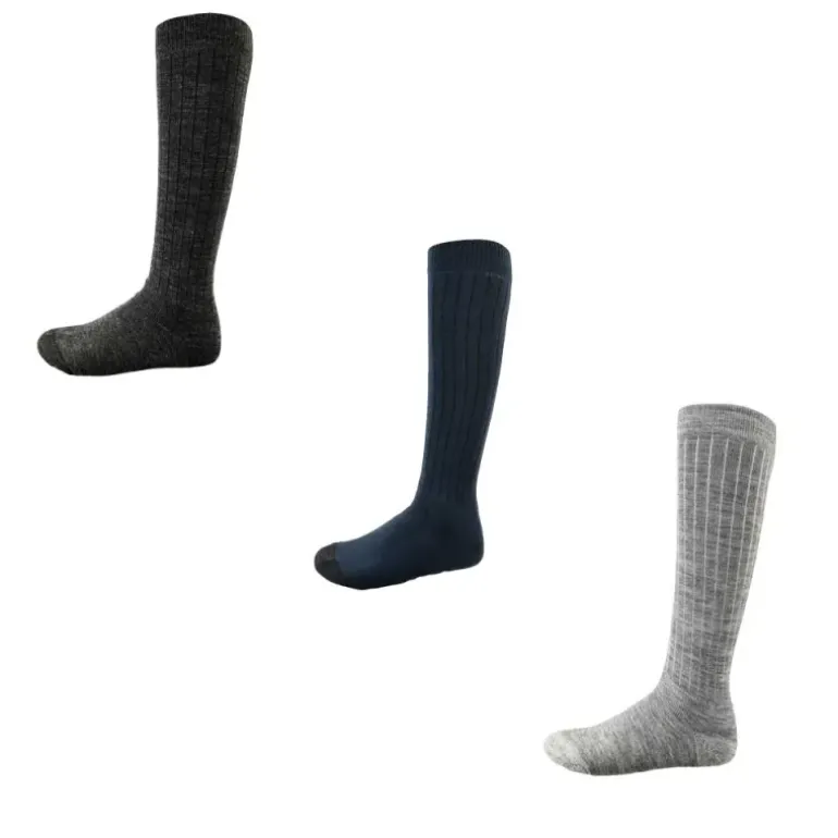 Lot de 3 paires de chaussettes bottes 3 couleurs