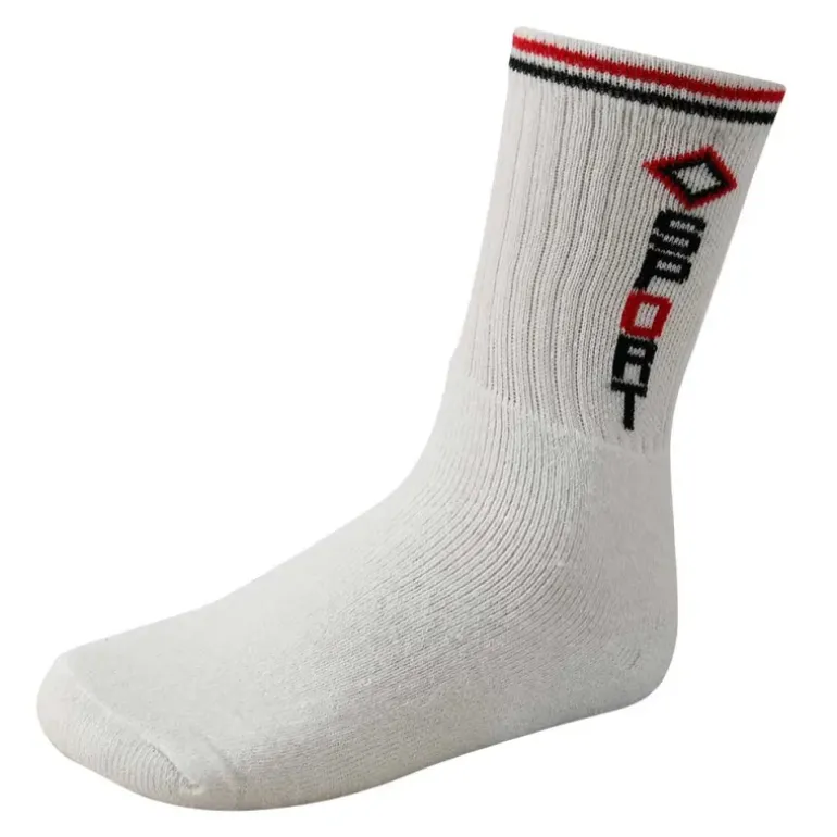 Lot de 3 paires de chaussettes sport coton blanches