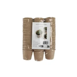 Lot de 60 Pots Biodégradables Ronds Ø6cm pour Semis et Culture