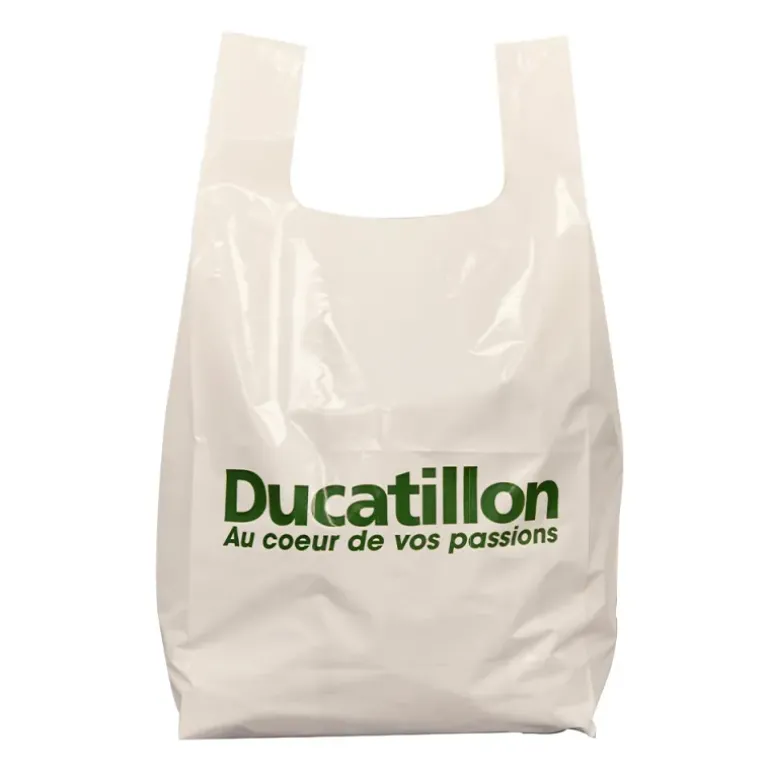 Lot de 50 Sacs de venaison plastique bretelles 34 x 73 cm