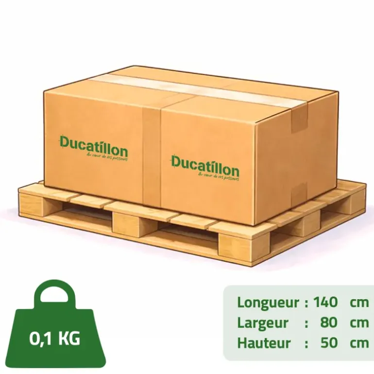 Lot de 100 sacs poubelles renforcés 150L - Noir